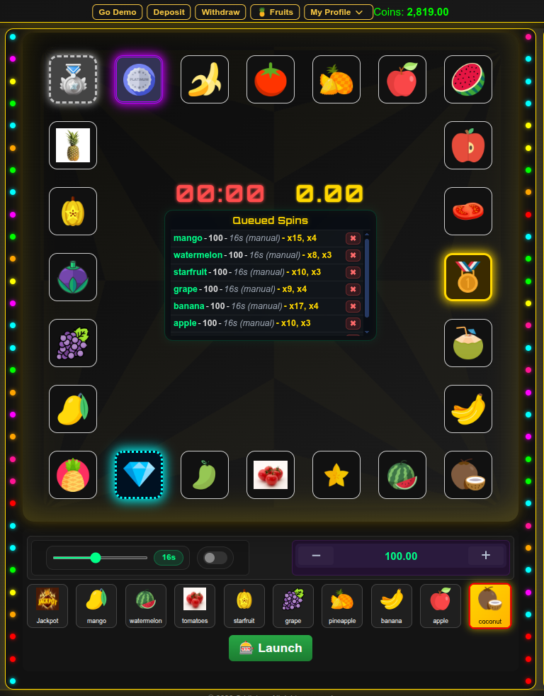 Fruit Arena Preview
